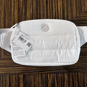 Lululemon Athletica White Zip Pouch